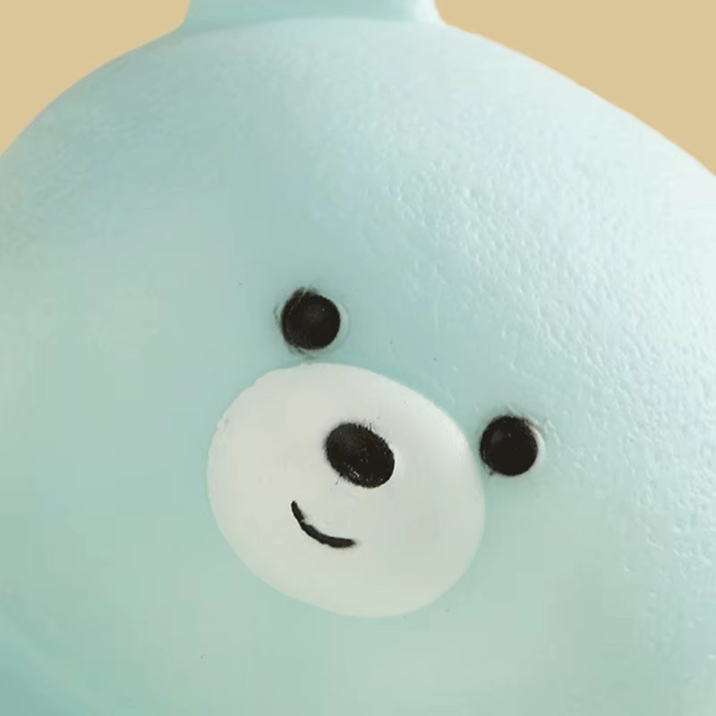 LED Night Light Decompression Silicone Lamp Touch Control RGB Mood Night Lamp for Children Cute Bear LED Vinyl Tapping Light